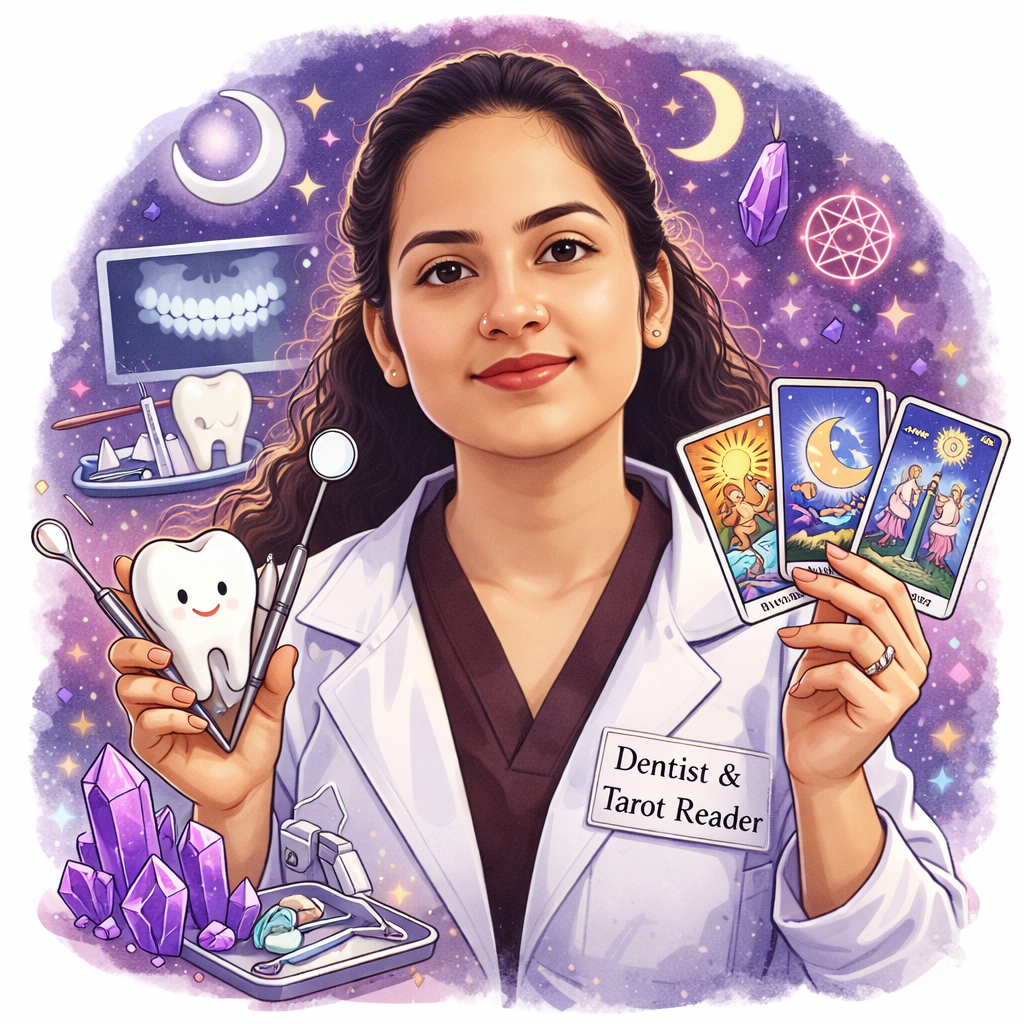 Dentist and tarot reader in harmony